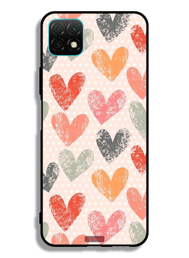 Tolwak Huawei nova Y60 Protective Case Cover Hearts Art - Image 2