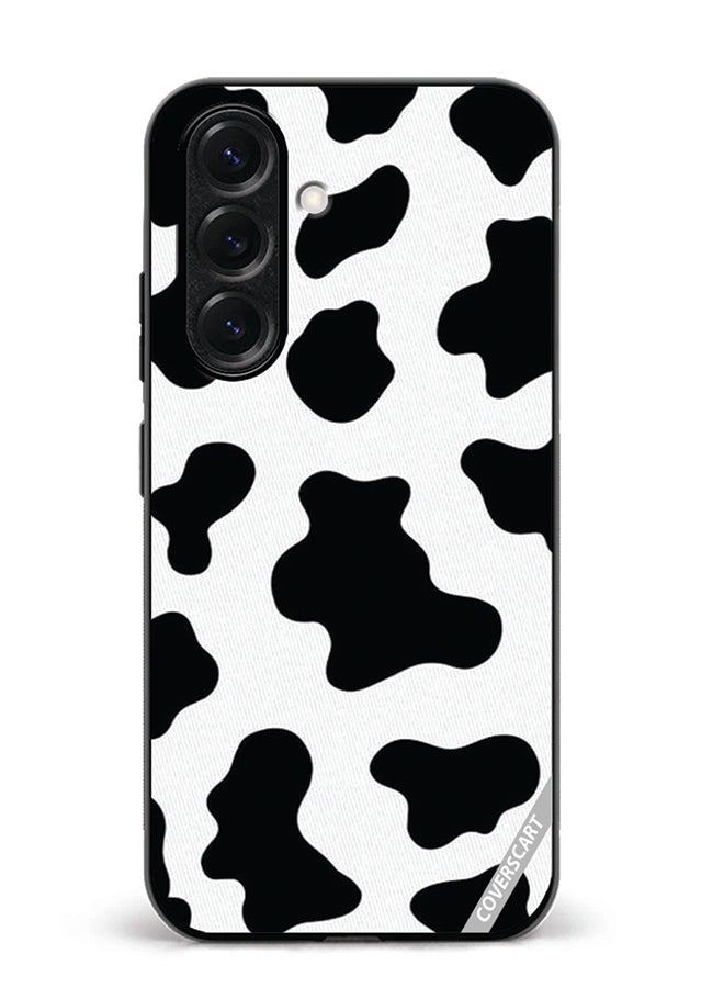VR CREATIVE Protective Case Cover For Samsung Galaxy S25 Plus Cow Print Design Multicolour