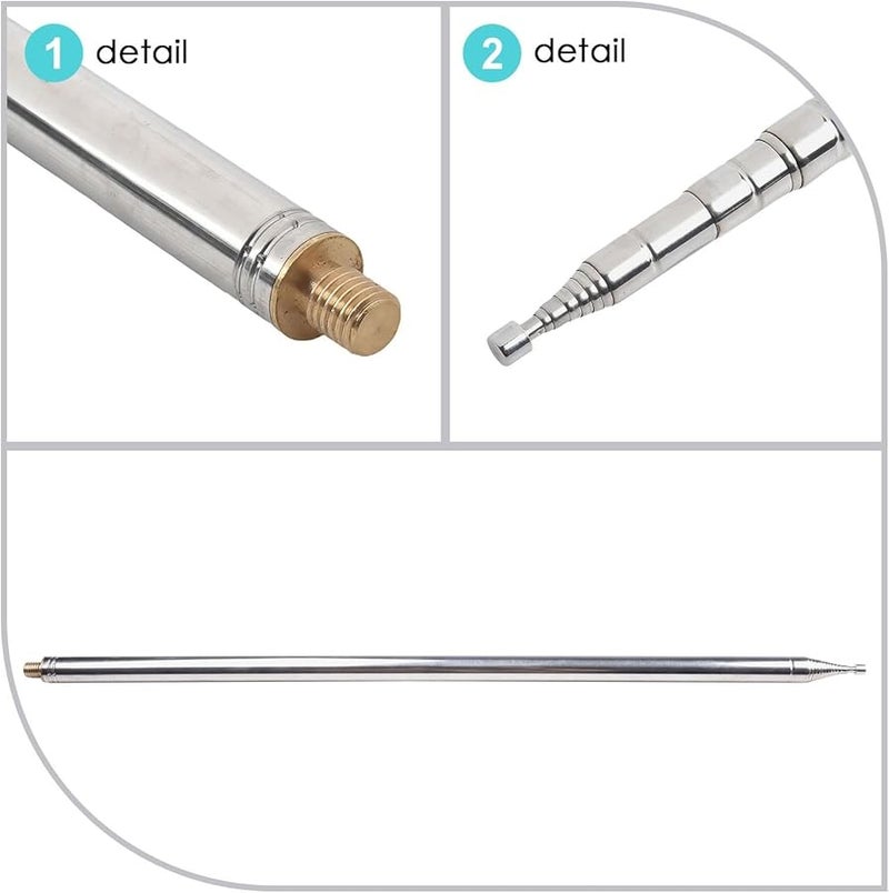 5.6 متر 18.4 قدم هوائي قصير الموجة تلسكوبي 14 قسم لهواة الراديو DIY GP V Yagi - Image 2