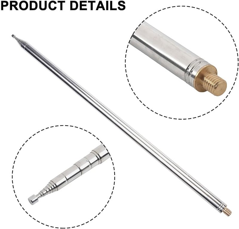 5.6 متر 18.4 قدم هوائي قصير الموجة تلسكوبي 14 قسم لهواة الراديو DIY GP V Yagi - Image 1