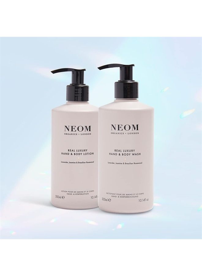 NEOM – Real Luxury Hand & Body Wash, 300ml | Lavender, Rosewood & Jasmine | Gently Cleanse & Soften - Image 2