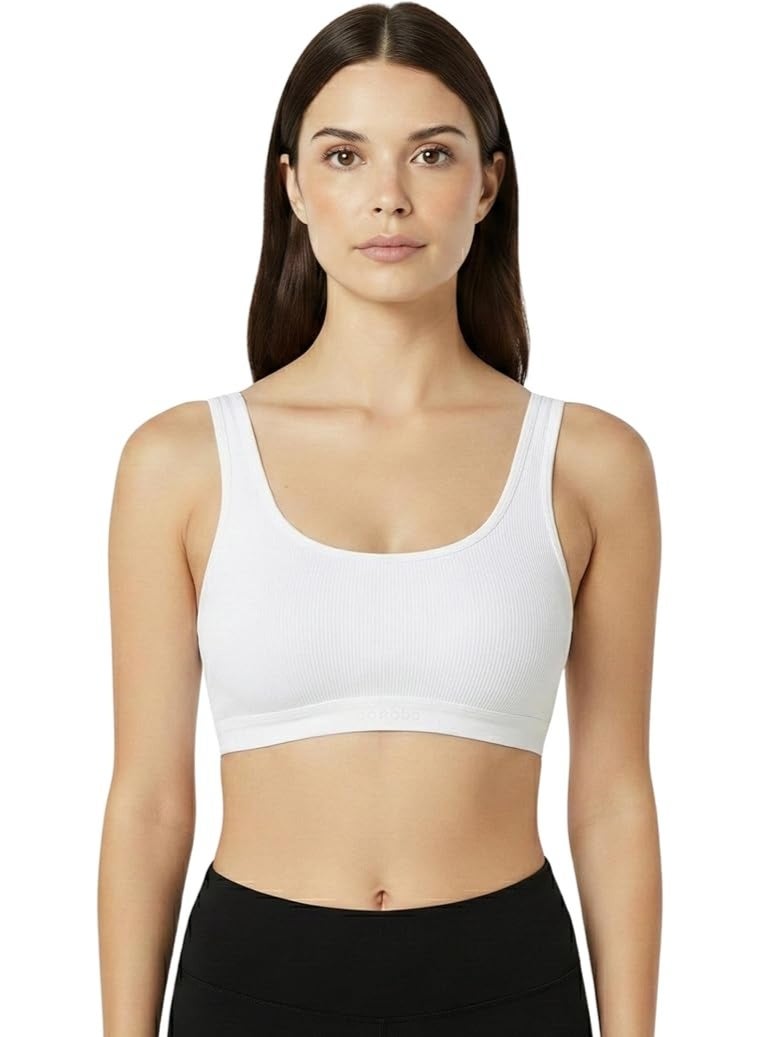 Comodo Women's Cotton Wide Strap Non Padded Soft Bra - Image 1