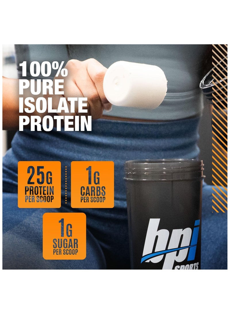 BPI SPORTS ISO HD Whey Protein Isolates Muscle Growth Vanilla Cookie Flavour 4.8 lb - Image 5