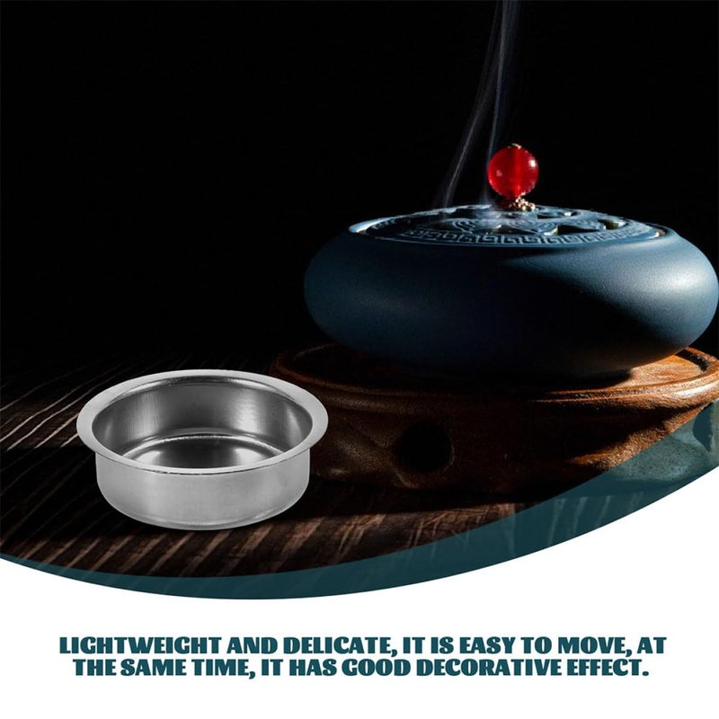 Stainless Steel Incense Burner Plate 50x40x17mm For Home Decoration And Ethnic Festivals - Image 4