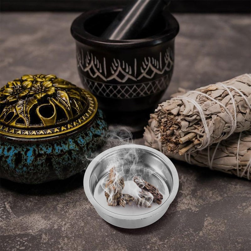 Stainless Steel Incense Burner Plate 50x40x17mm For Home Decoration And Ethnic Festivals - Image 5