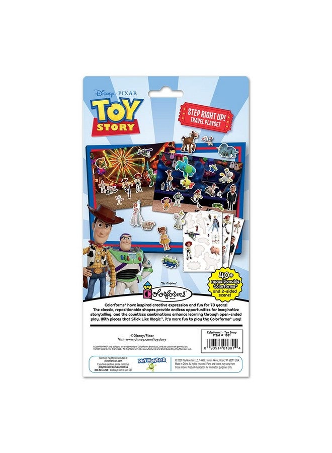 كولور فورمز مجموعة السفر، ملصقات للأطفال - ملصقات Toy Story، الفنون والحرف اليدوية، كتاب ملصقات قابل لإعادة الاستخدام، ملصقات للأطفال، الحرف اليدوية للأطفال الصغار، ملصقات للأولاد والبنات، الفنون والحرف اليدوية، مستلزمات الحرف اليدوية، للأعمار من 3 سنوات فما فوق - Image 3