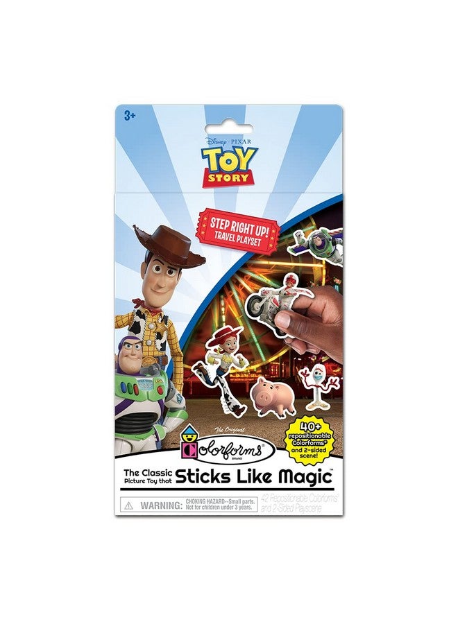 كولور فورمز مجموعة السفر، ملصقات للأطفال - ملصقات Toy Story، الفنون والحرف اليدوية، كتاب ملصقات قابل لإعادة الاستخدام، ملصقات للأطفال، الحرف اليدوية للأطفال الصغار، ملصقات للأولاد والبنات، الفنون والحرف اليدوية، مستلزمات الحرف اليدوية، للأعمار من 3 سنوات فما فوق - Image 1