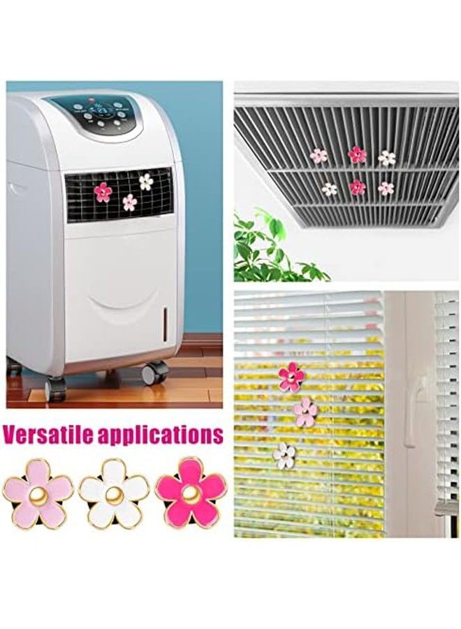 general Cute Pink Car Decor Accessories, 6pcs Car Scent Air Fresheners Vent Clips, Girly Daisy Flower Decorations Interior Aesthetic Things, Car Perfume Stuff for Mom and Girl - Image 3