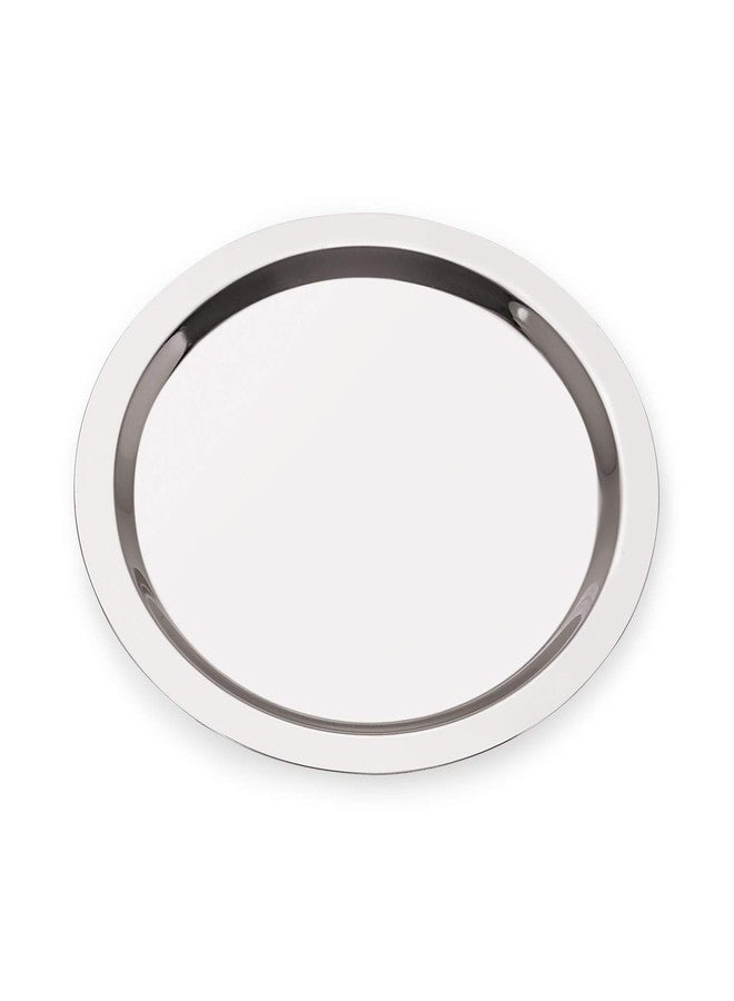 Neelam Stainless Steel 17, 22 Gauge, Tope Cover/Ciba/Lid/Cheeba/Dhakan, 27 cm, Set of 3, Multipurpose, Round Steel Lid, Silver - Image 4