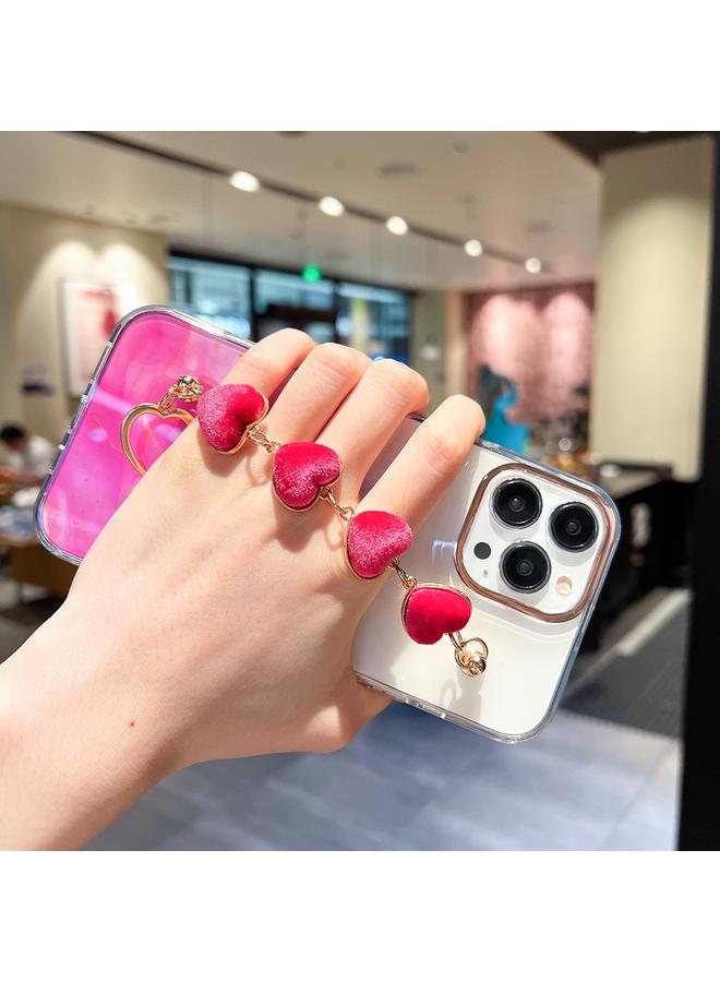 S-TOP Case For iPhone 12 Gold Halo Marble Pattern Case with Bracelet - Image 4