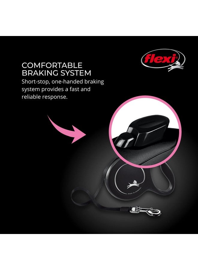 فلكسي مقود فليكسي الكلاسيكي الجديد القابل للسحب للكلاب الكبيرة حتى وزن 110 أرطال - 16 قدمًا، أسود | مقود مانع للتشابك للمشي مع فرامل بيد واحدة، وإيقاف مؤقت، وقفل | منتج ألماني عالي الجودة - Image 4