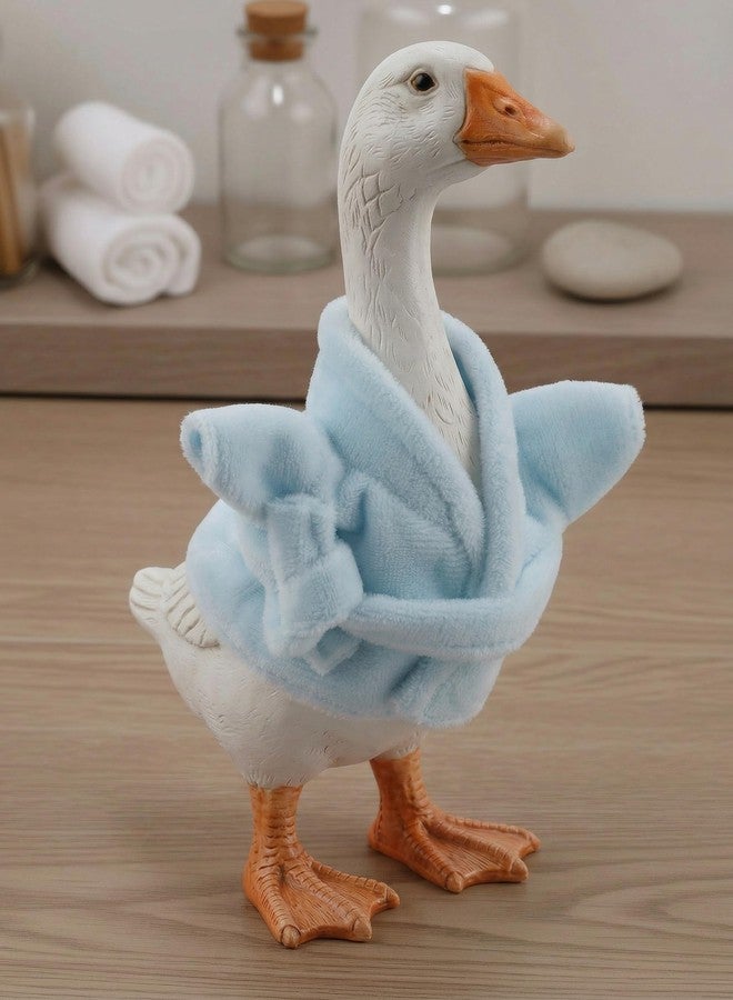NiHome 7 Inch Desk Goose Outfits - Soft Fabric Bathrobe Outfit, Perfect Fit for Mini Desk Goose Decor, Fun Dress-Up for Holidays, Parties, and Events, Adds Whimsy and Charm to Home Display - Image 5