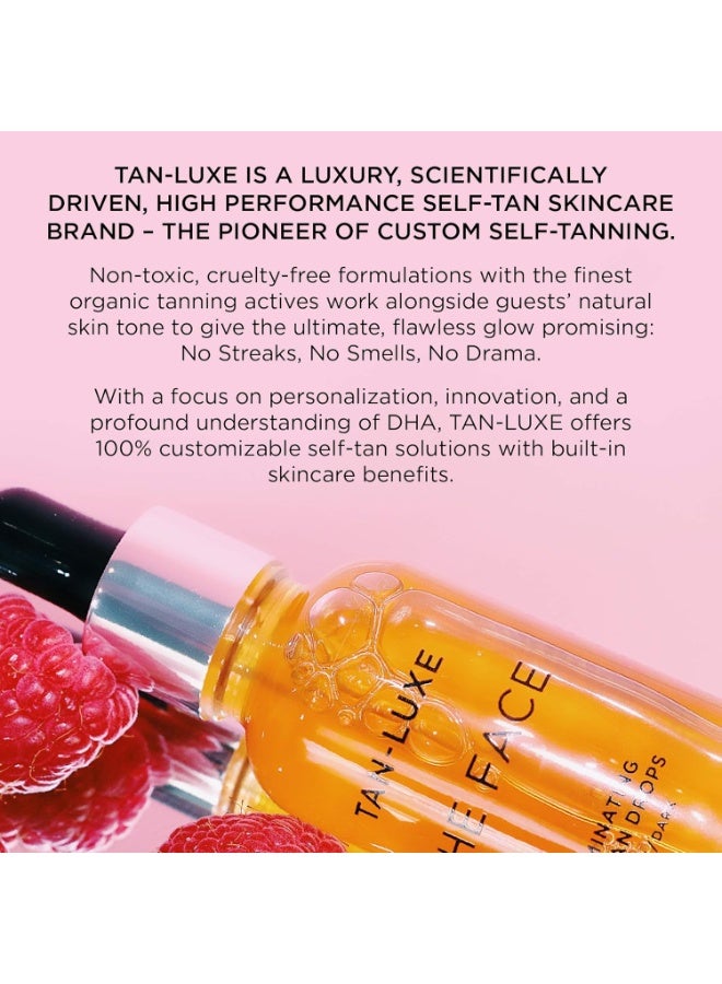 تان-لوكس قطرات تان لوكس للوجه لتجديد البشرة ومقاومة علامات التقدم في السن، 30 مل - متوسط/داكن - Image 4