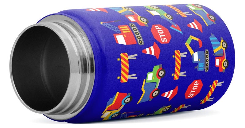 Simple Modern زجاجة ماء بسيطة وعصرية للأطفال مع غطاء قشة | كوب معزول من الفولاذ المقاوم للصدأ قابل لإعادة الاستخدام للأطفال، المدرسة | مجموعة قمة | 14 أونصة، تحت الإنشاء - Image 4