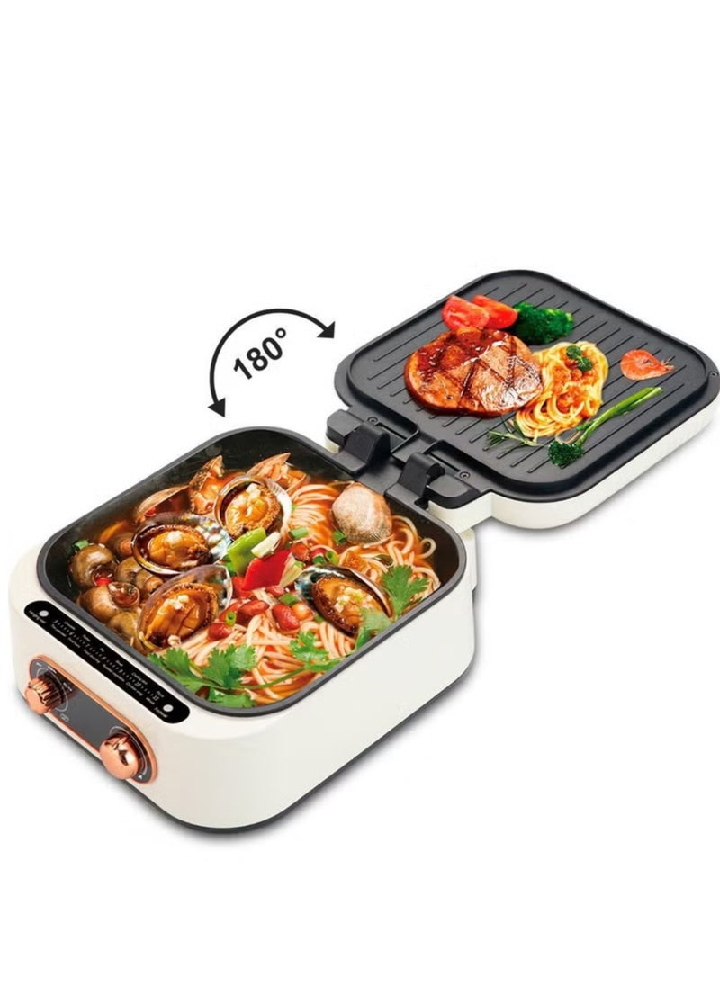 SILVER CREST 3 In 1 Electric Hot Pot Grill- Multipurpose Cooker 2.5L  - Image 2