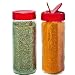 JARMING COLLECTIONS Premium Glass Spice Shakers  16 oz Versatile Seasoning and Spice Dispenser with Sifting Lids for Popcorn Cheese Cinnamon and Salt Made in USA - Image 2