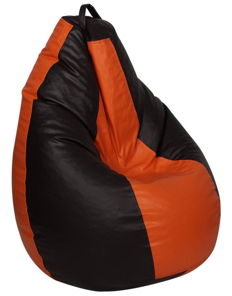 SATTVA Classy.Elegant.Stylish Sattva Classic EVSD00351 XXL Bean Bag Without Beans Brown and Orange 