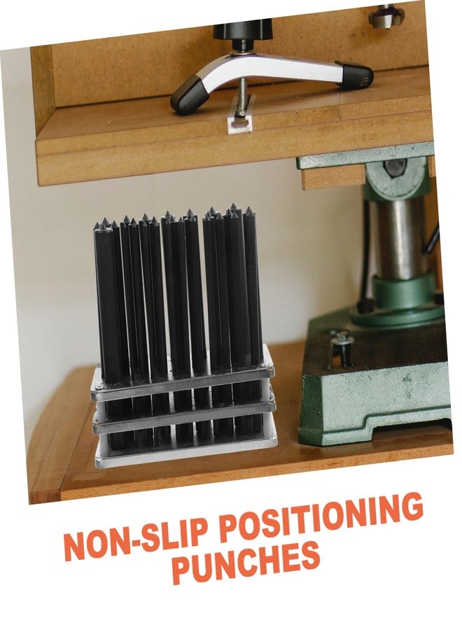 KALLORY 28-Piece Non-Slip Positioning Cylindrical Punch Set with Base for Woodworking and Mechanical Maintenance DIY Tool - Image 2