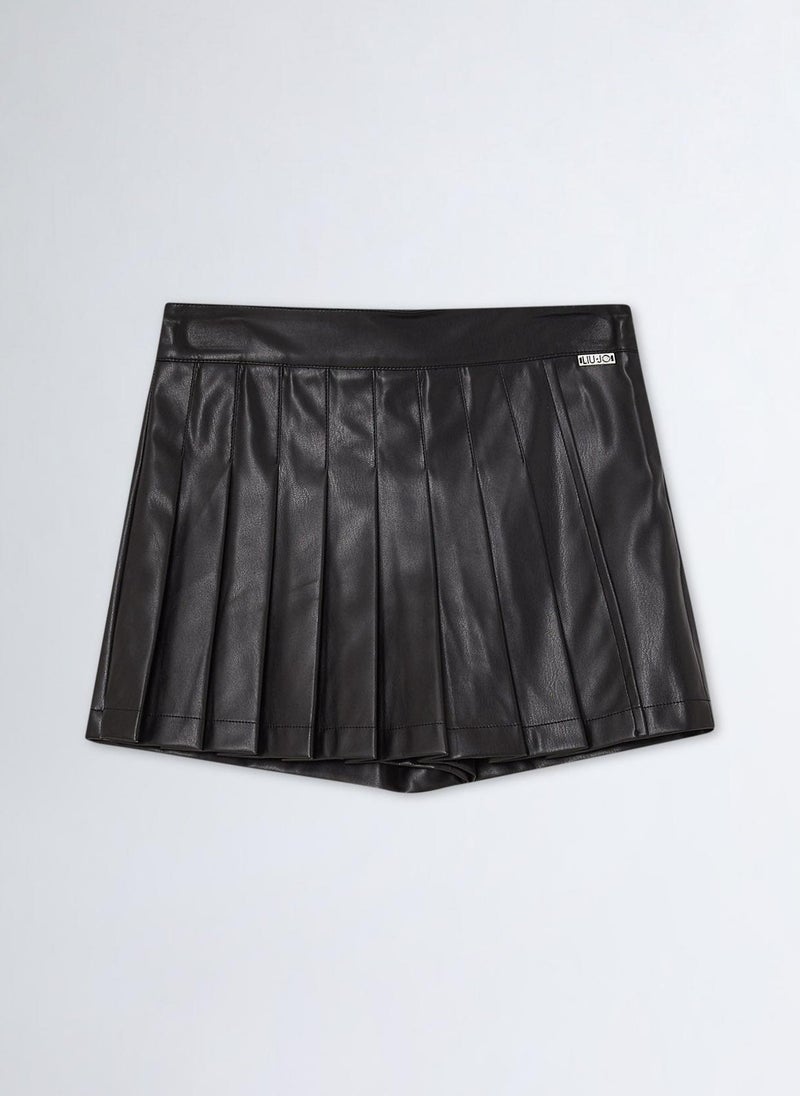 Coated fabric skirt