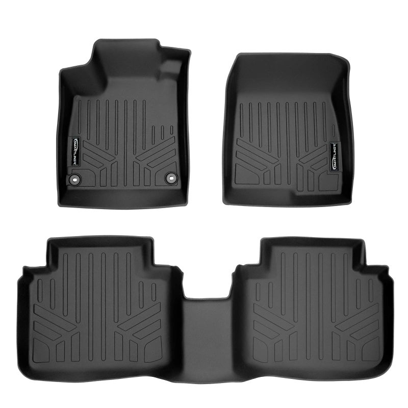 SMARTLINER Custom Fit Floor Mats 2 Row Liner Set Compatible with 20182022 Honda Accord