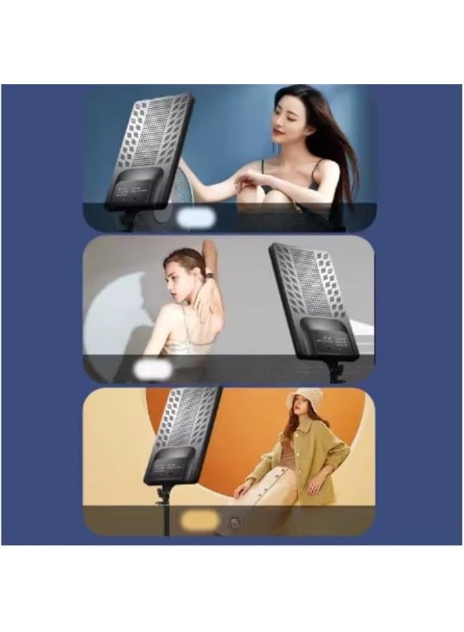 RL-16 LED Studio Ring Light 43 cm 50W – Photography Lighting Lamp – Black - Image 2