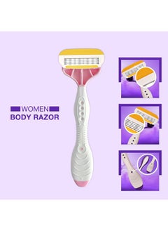 KAI Women Hair Removal Razor Beauty Box Kit, Body Razor, Face Razor, Bikini Razor, 3 Pcs  - Image 3