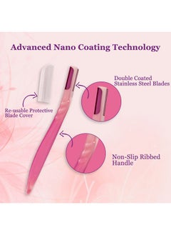 KAI Women Hair Removal Razor Beauty Box Kit, Body Razor, Face Razor, Bikini Razor, 3 Pcs  - Image 4
