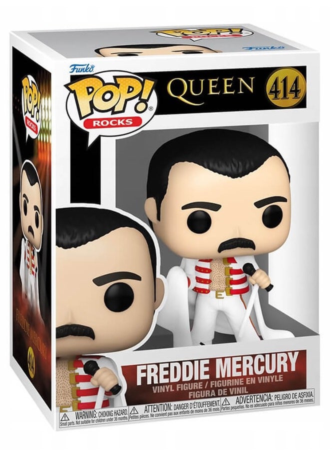 Funko Funko Pop! Music: Rocks - Queen - Freddie Mercury with Cape #414  - Image 2