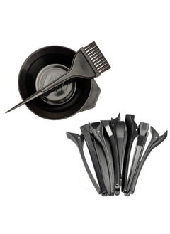 TWIREY Dye Bowl +Dye Brush + 6Pcs Hair Setting Clips  - Image 2