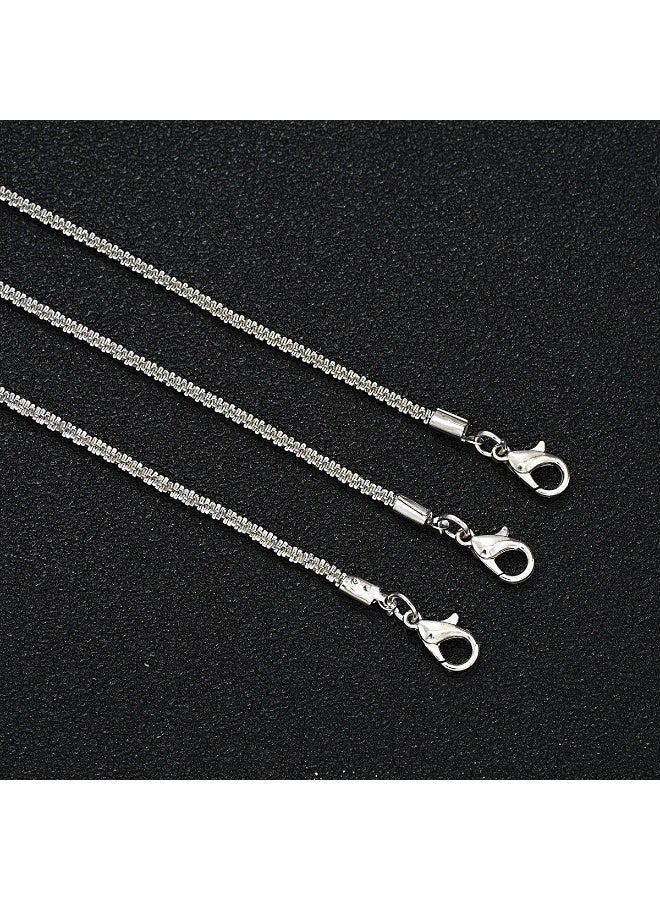 أساور الكاحل للنساء ، مجموعة أساور ربط كوبية خفيفة الوزن مطلية بالفضة مطلية بطبقة مقاومة للماء خلخال للنساء هدية مجوهرات عصرية للنساء - Image 3