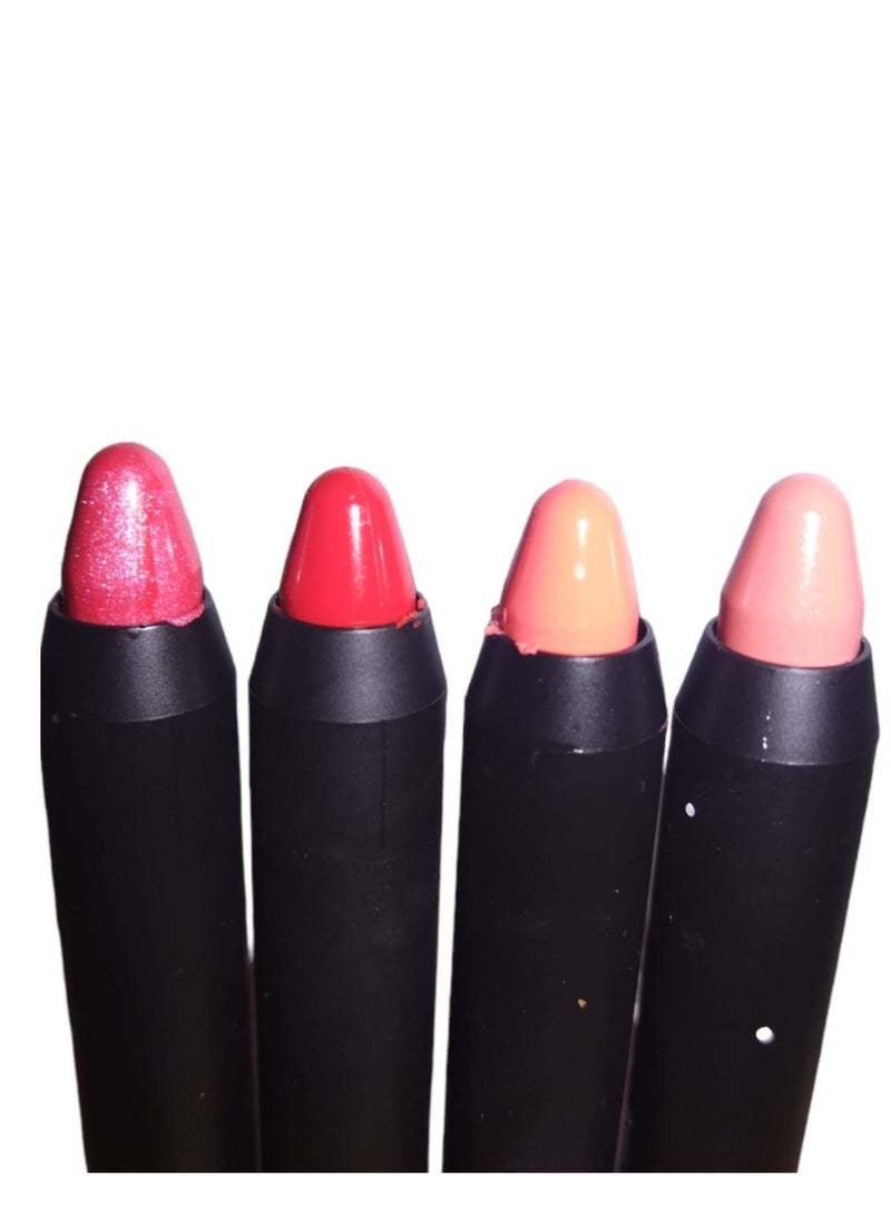 Generic Lip Stick 4 Colors Set for Girls With Lip Balm And Protection From Cracks  - Image 2