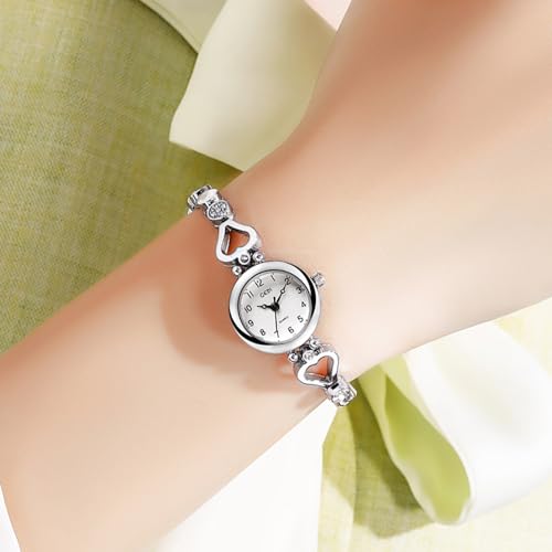 Gosasa Ladies Fashion Quartz Wrist Watches Elegant Watch for Women Waterproof Stainless Steel Strap Luxury Women Watch (a Silver) - Image 2