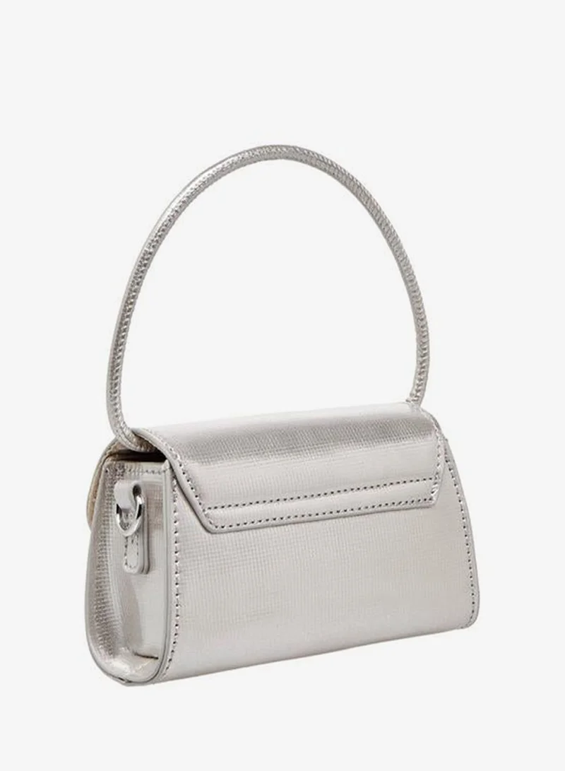 Celeste WHITE Floral Applique Crossbody Bag with Chain Strap for Women | Best Price UAE