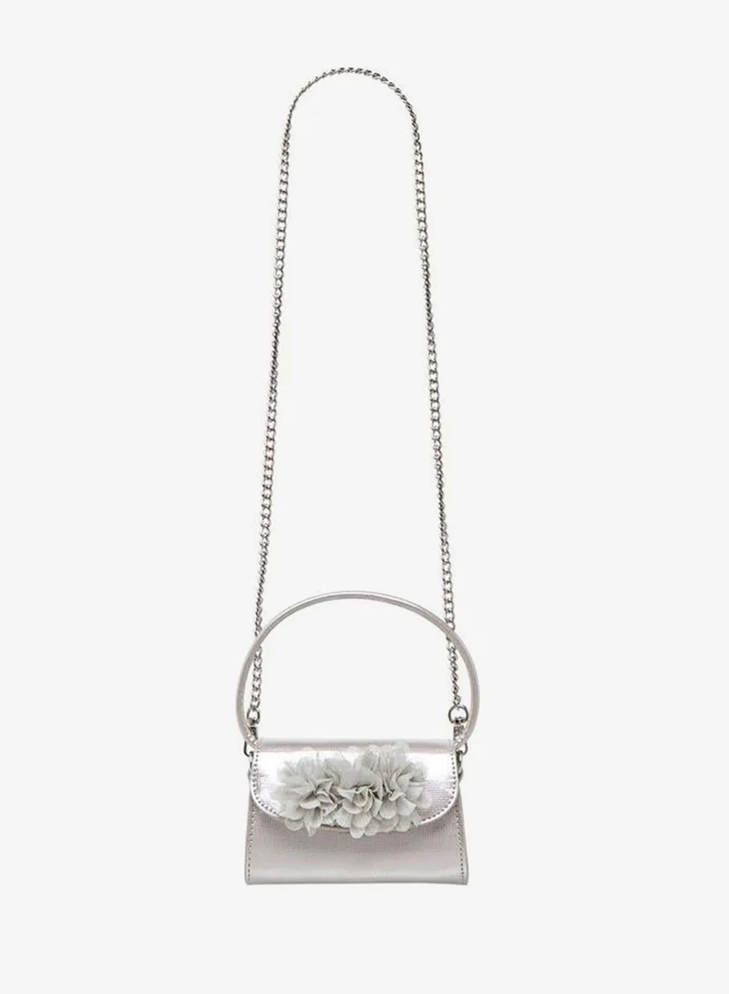 Celeste Floral Applique Crossbody Bag with Chain Strap Ramadan Collection
