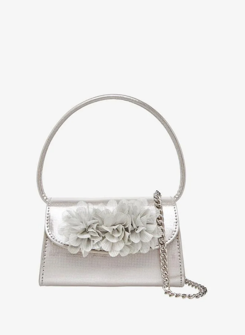 Celeste Floral Applique Crossbody Bag with Chain Strap Ramadan Collection