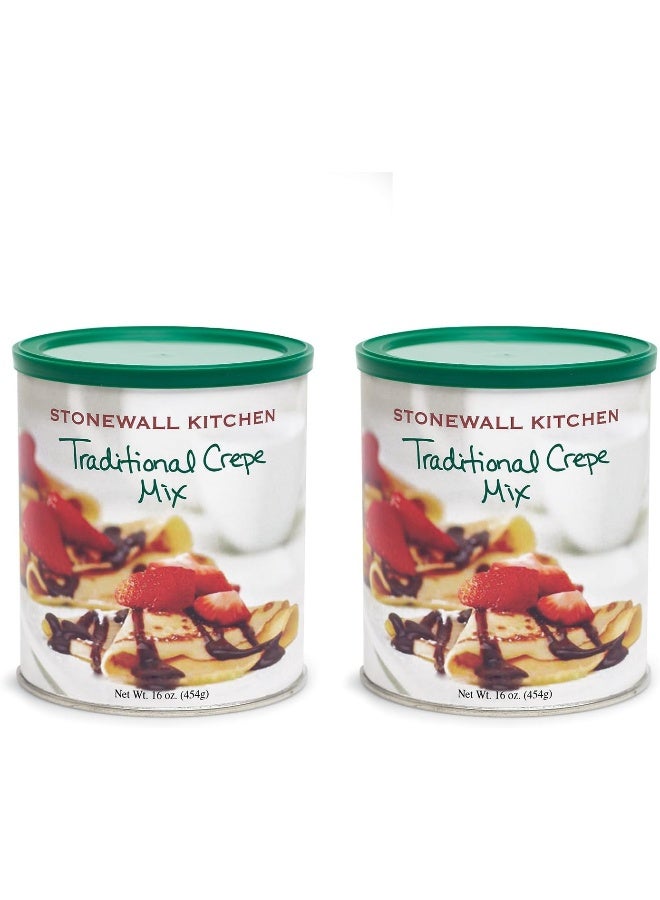 Stonewall Kitchen Traditional Crepe Mix, 16 Ounce - 2 pack - Image 1