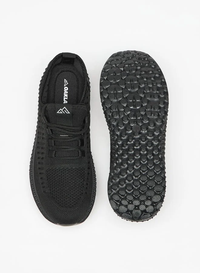 شو اكسبرس Textured Lace Up Sports Shoes