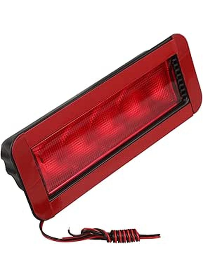 High Mount Brake Light Assembly LED Trunk Lid Replacement Tail Center Lamp Red Lens - Image 1
