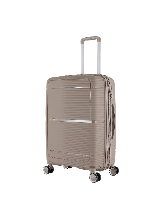 H.T Luggage Bag, Hard Case Polypropylene (PP) Material, 8x360 Degree Rotation Spinner Wheels, Matching Color Suitcases, Expandable Trolley Bag, Telescopic Handle, TSA Lock - Image 2