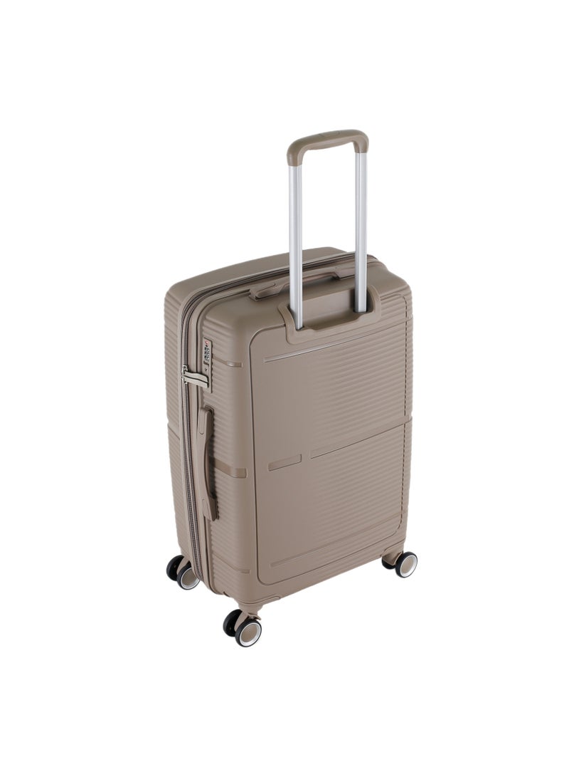 H.T Luggage Bag, Hard Case Polypropylene (PP) Material, 8x360 Degree Rotation Spinner Wheels, Matching Color Suitcases, Expandable Trolley Bag, Telescopic Handle, TSA Lock - Image 5