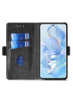 Generic Protective Case For Huawei nova 10 SE Contrast Color Side Buckle Leather  - Image 2