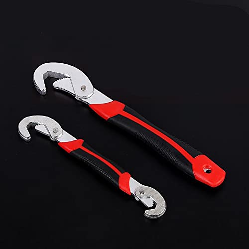 LOCANS Stainless Steel Socket Adjustable Universal Multi Function Wrench Spanner Tool Set Hex end - Image 2