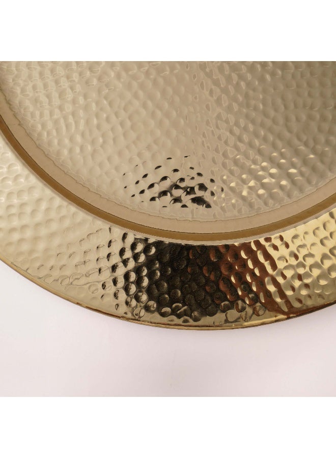 لا ميسا لاميسا مغربي تحت طبق ذهبي 33*33*1.5 سم - Image 1