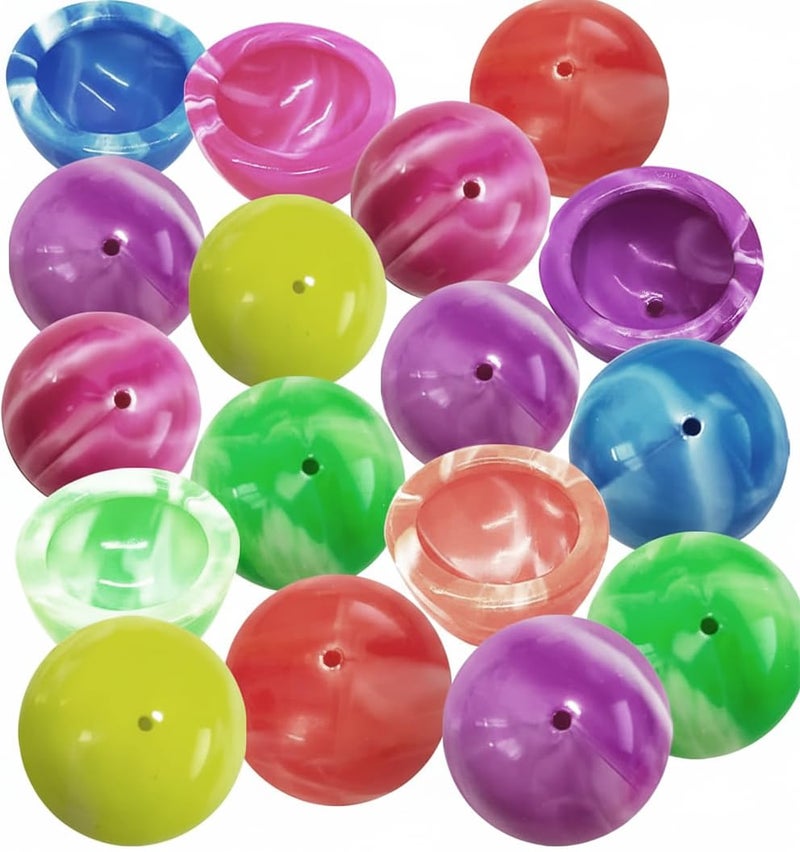 ArtCreativity Marble Rubber Poppers for Kids Pack of 12 PopUp Half Ball Toys with Marbled Designs Old School Retro 90s Toys Birthday Party Favors and Treat Bag Fillers Fun Assorted Colors - Image 2