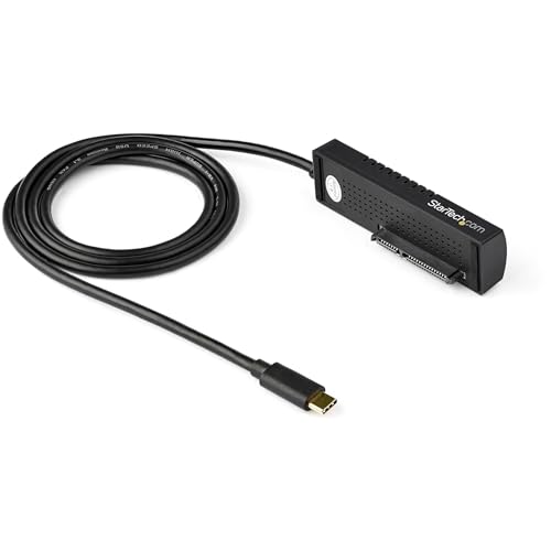 Startech.com StarTech SATA to USBC Cable USB 10Gbps to 25in and 35in SATA I II III Hard Drive Adapter External Converter for SSD or HDD Data Transfer - Image 1