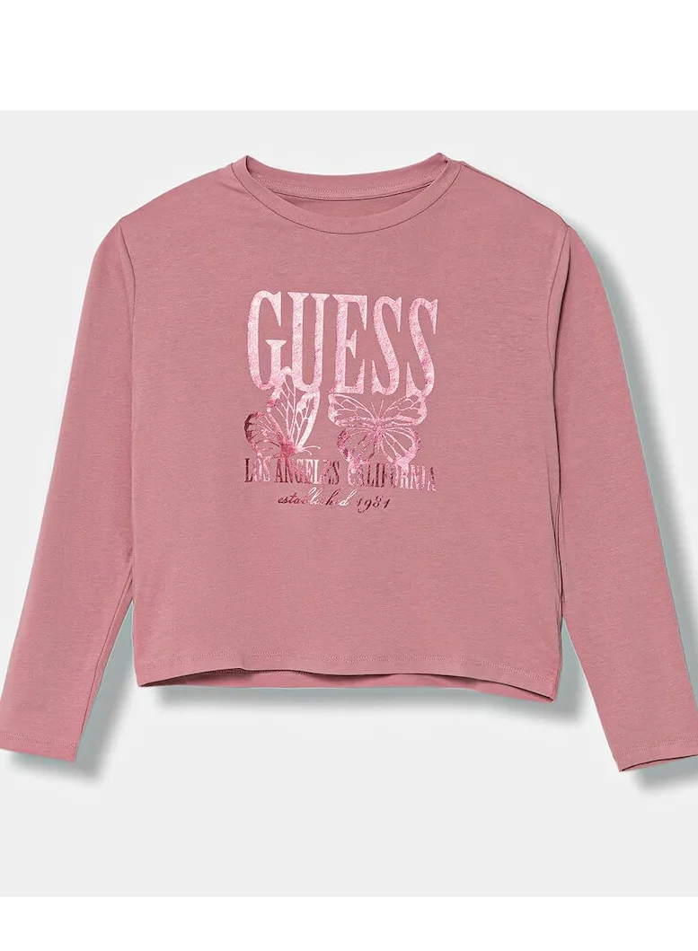 GUESS Kids Graphic Crew Neck T-Shirt