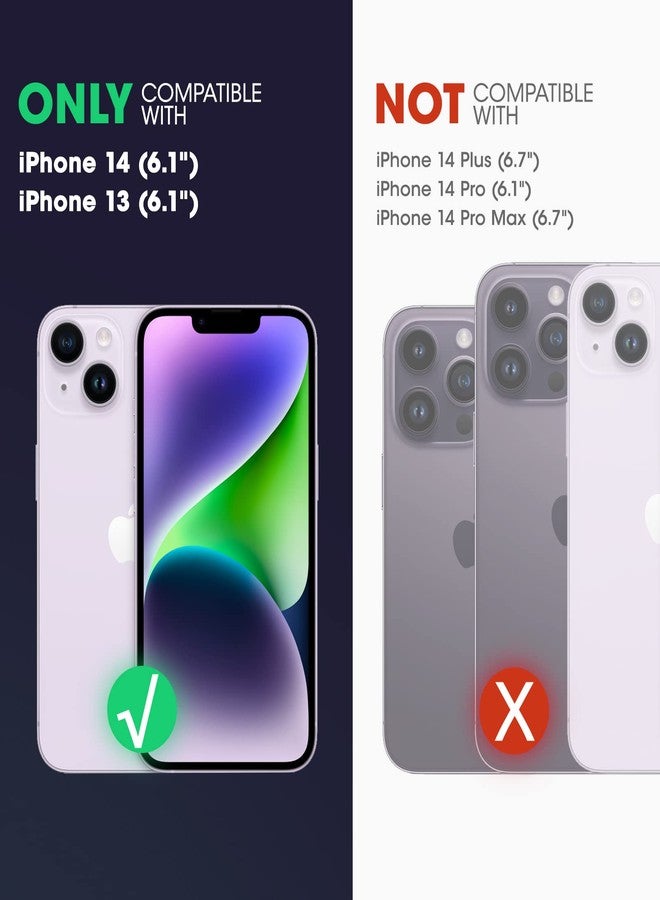 آي-بلاسون جراب i-Blason الشفاف لهاتف iPhone 14 / iPhone 13 (6.1 بوصة) جراب حماية 360 درجة، غطاء حماية قوي للهاتف المحمول [Ares] مع واقي شاشة 2022 (أسود) - Image 2