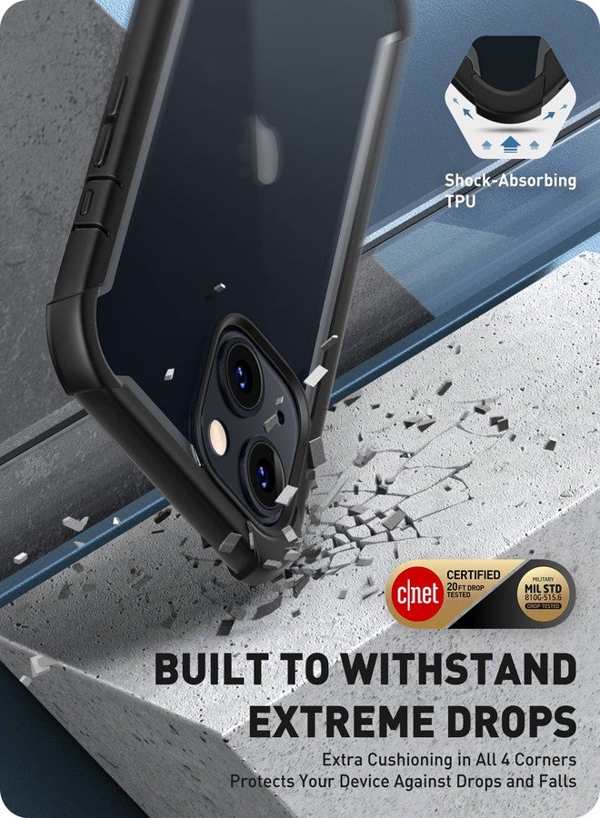 آي-بلاسون جراب i-Blason الشفاف لهاتف iPhone 14 / iPhone 13 (6.1 بوصة) جراب حماية 360 درجة، غطاء حماية قوي للهاتف المحمول [Ares] مع واقي شاشة 2022 (أسود) - Image 4