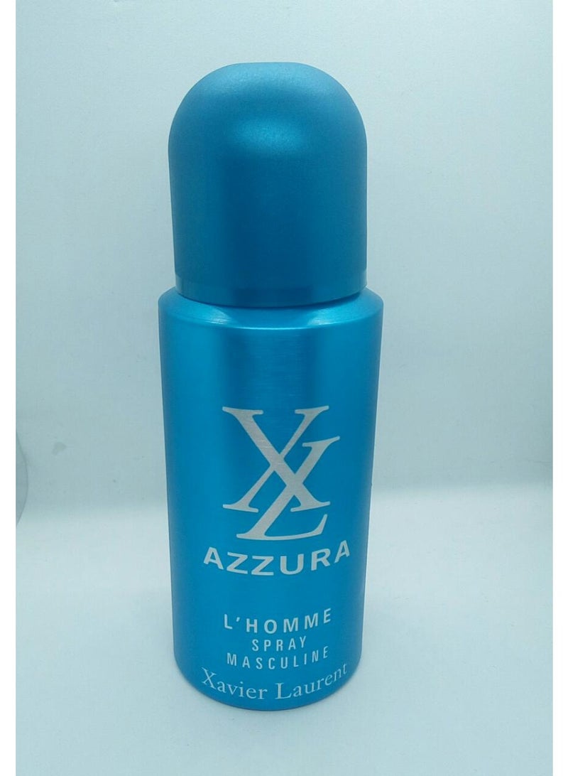 Xavier Laurent Azzura L'Homme Spray Masculine Blue 150ML