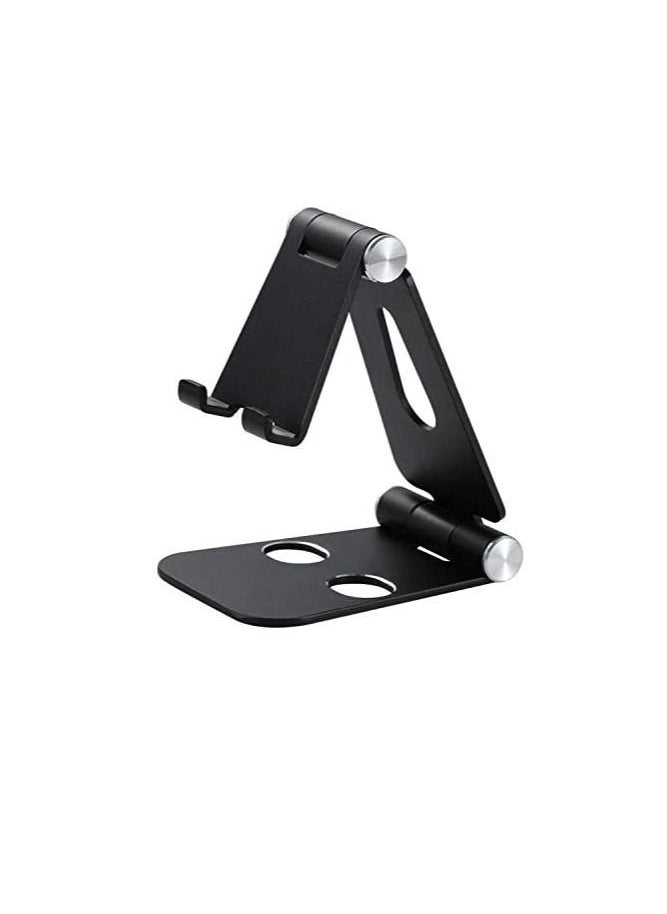 Cell Phone Stand for Angle Height Adjustable Desk Sturdy Aluminum Metal - Image 1